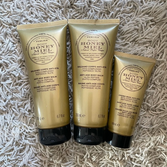 New Unused Perlier Honey Miel Body Balm Full Size Tubes 6.7...